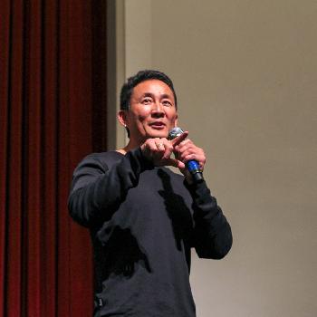 Doug Chiang with microphone