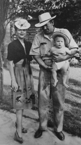 John and Gwyn Steinbeck with son Thomas
